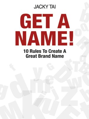 cover image of Get A Name